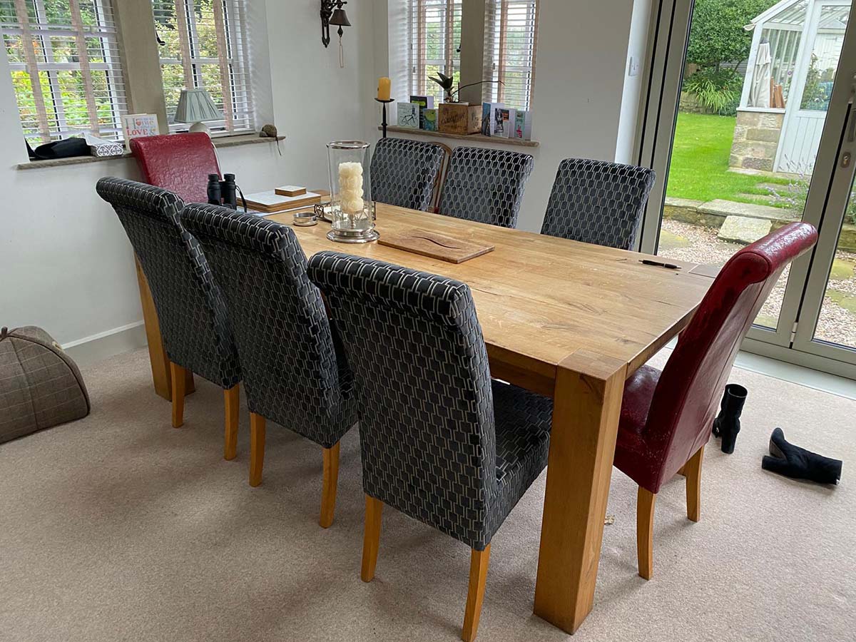 bespoke dining room chairs baildon