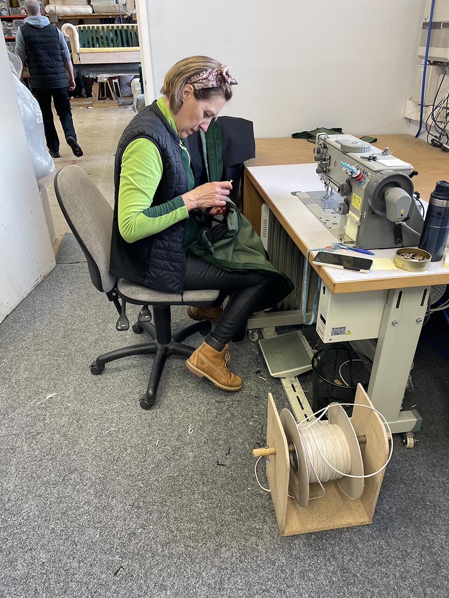 Sewing upholstery